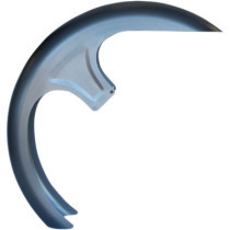 FRONT FENDER 6.5" FOR 30" WHEELS / NATURAL-RAW / STEEL