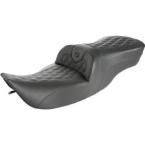 2-UP SEAT ROAD SOFA LS FRONT|REAR LEATHER|SADDLEGEL™ PLAIN BLACK