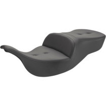 2-UP SEAT ROAD SOFA PT FRONT|REAR SADDLEGEL™ PLAIN BLACK