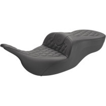 2-UP SEAT ROAD SOFA LS FRONT|REAR SADDLEGEL™ PLAIN BLACK