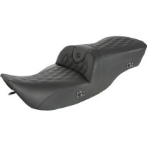 2-UP HEATED SEAT ROAD SOFA LS HEATED FRONT|REAR LEATHER|SADDLEGEL™ BLACK