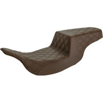 Step Up Seat - Lattice Stitched - Brown