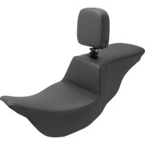 Tour Step Up Seat - Rider Backrest - Plain - FL '08-'22