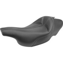 Dominator Solo Seat - Extended Reach - Stitched - Black w/ Gray Stitching - FL