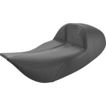 Dominator Solo Seat - Extended Reach - Stitched - Black w/ Gray Stitching - FL