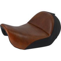 LARIAT SOLO SEAT DISTRESSED BROWN LEATHER WITH GEL HARLEY DAVIDSON