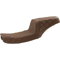 Step Up Seat - Lattice Stitched - Brown - Dyna