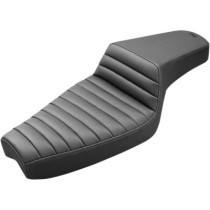 Selle Saddlemen Step Up LS - Sportster à partir de 2004 avec réservoir de 17L - Noir avec liseret