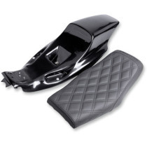 SOLO SEAT CONVERSION KIT ELIMINATOR FRONT VINYL BLACK