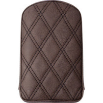 SISSY BAR PAD EXPLORER™ LS REAR VINYL PLAIN BROWN