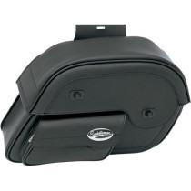 SADDLEBAG UNIVERSAL THROW-OVER TEXTILE SLANT BLACK