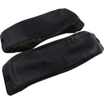 SADDLEBAG UNIVERSAL LID COVERS TEXTILE PLAIN BLACK