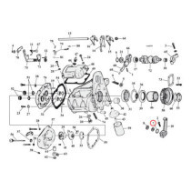 Retaining ring, shifter rod/fuel fitting