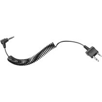 TUFFTALK 2-WAY RADIO CABLE STRAIGHT TYPE MIDLAND/ICOM TWIN-PIN CONNECTOR