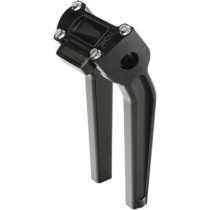 Black 9-1/2" Pullback Handlebar Riser With Gauge Cut Out