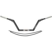 HANDLEBAR V-LINE 1-1/4" STEEL +2 BLACK