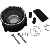 AIR CLEANER KIT ASSAULT CHARGE HIGH-FLOW TBW ALUMINUM BLACK