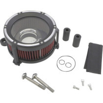 AIR CLEANER KIT ASSAULT CHARGE HIGH-FLOW TBW ALUMINUM BLACK