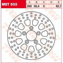 Disque de frein arrière - Diamètre 260 mm - Sportster à partir de 2006