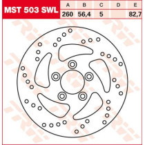 BRAKE ROTOR NON-FLOATING SWING-DESIGN LEFT