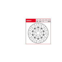 BRAKE ROTOR FLOATING ROUND