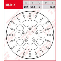 BRAKE ROTOR FIXED ROUND MST