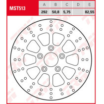 BRAKE ROTOR FIXED ROUND MST