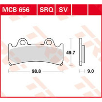 BRAKE PAD SV SINTER PERFORMANCE STREET