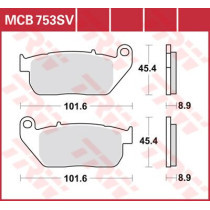 BRAKE PAD SV SINTER PERFORMANCE STREET