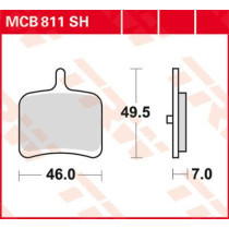 BRAKE PAD SH SINTER PERFORMANCE STREET & ROAD TRACKS