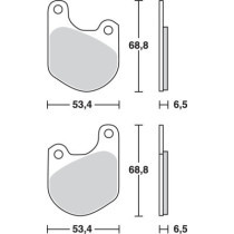 BRAKE PAD ALLROUND ORGANIC STANDARD