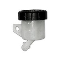 BRAKE FLUID RESERVOIR 15ML PLASTIC WHITE W/45° OUTLET