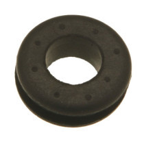 Brake line attachment rubber