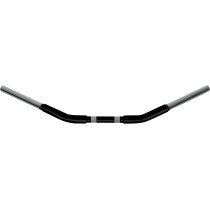 Guidon Drag bar Chubby - Diamètre 1-1/4" (32mm) - Pour accélérateur à cable - Noir brillant