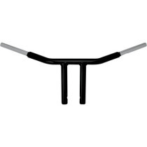 HANDLEBAR 1.25" CHUBBY CHOPPER T-BAR 8" RISER BLACKOUT SERIES