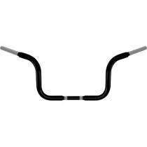 HANDLEBAR 1.25" CHUBBY BAGGER BAR 10" RISE BLACKOUT SERIES