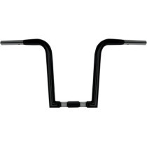 HANDLEBAR 1.25" CHUBBY SPRINGER OUTLAW 'Z' APE-HANGER 12" RISE BLACKOUT SERIES