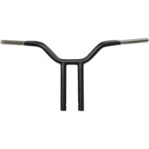 HANDLEBAR 1.25" CHUBBY SPRINGER OUTLAW 'Z' APE-HANGER 14" STREET FIGHT BLACK