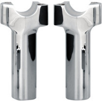 HANDLEBAR RISER CHUBBY 1" CHROME ALUMINIUM NATURAL