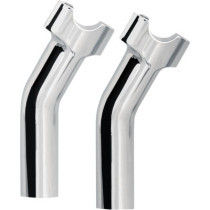 HANDLEBAR RISER CHUBBY 1" CHROME ALUMINIUM NATURAL