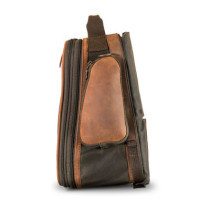 Longride, Heritage waxed canvas tank bag. Khaki