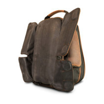 Longride, Heritage waxed canvas tank bag. Khaki