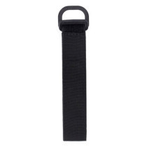 Longride, 40mm hook & loop mount strap. Black