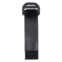 Longride, 25mm hook & loop mount strap. Black