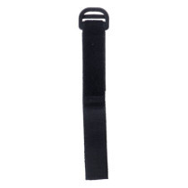 Longride, 25mm hook & loop mount strap. Black