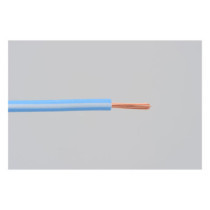 Electrical wire. 2 meter 0.75sq. Light Blue/White