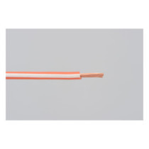 Electrical wire. 2 meter 0.75sq. Orange/White