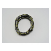 Electrical wire. 2 meter 0.75sq. Black/Yellow