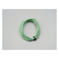 Electrical wire. 2 meter 0.75sq. Light green