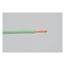 Electrical wire. 2 meter 0.75sq. Light green